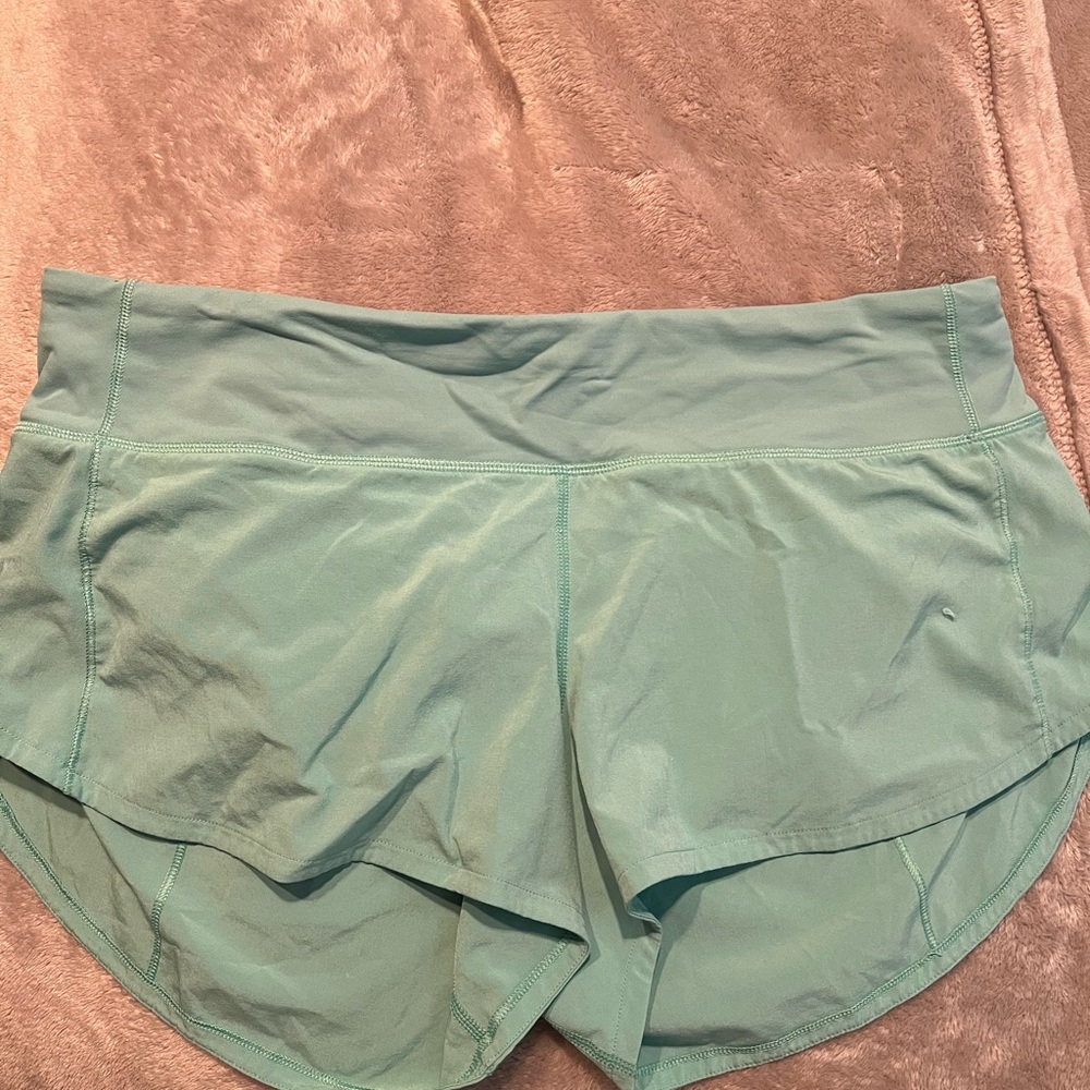 RARE!! Teal lululemon shorts!